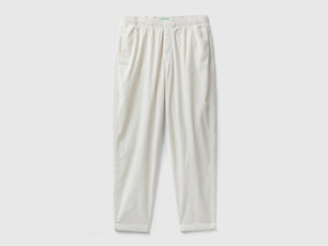 Joggers de terciopelo con cordón