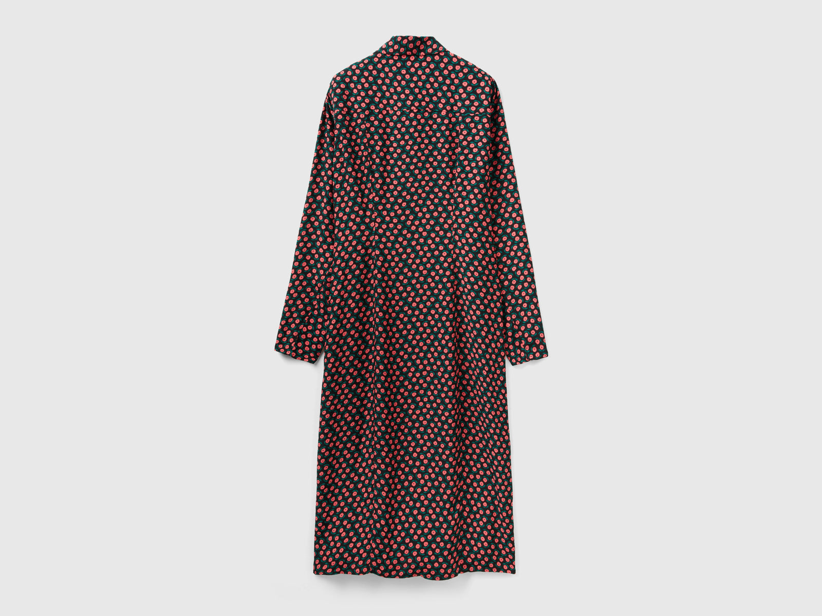 Chemisier in satin a fiori da donna nero 2 | Benetton Outlet