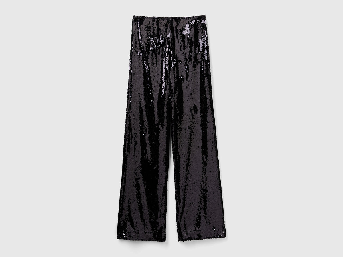Pantaloni con paillettes