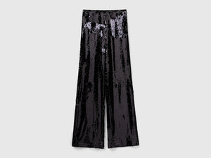 Pantaloni con paillettes