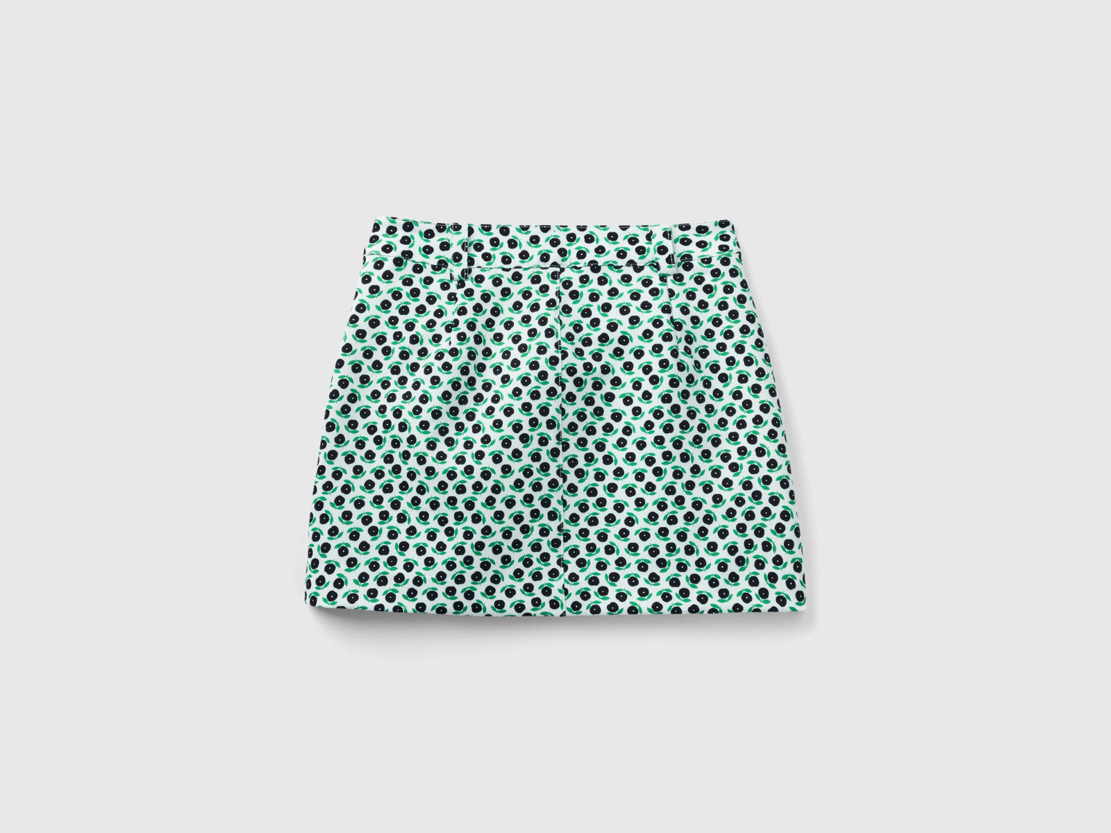 Minigonna con stampa fiori da donna multi-color 2 | Benetton Outlet