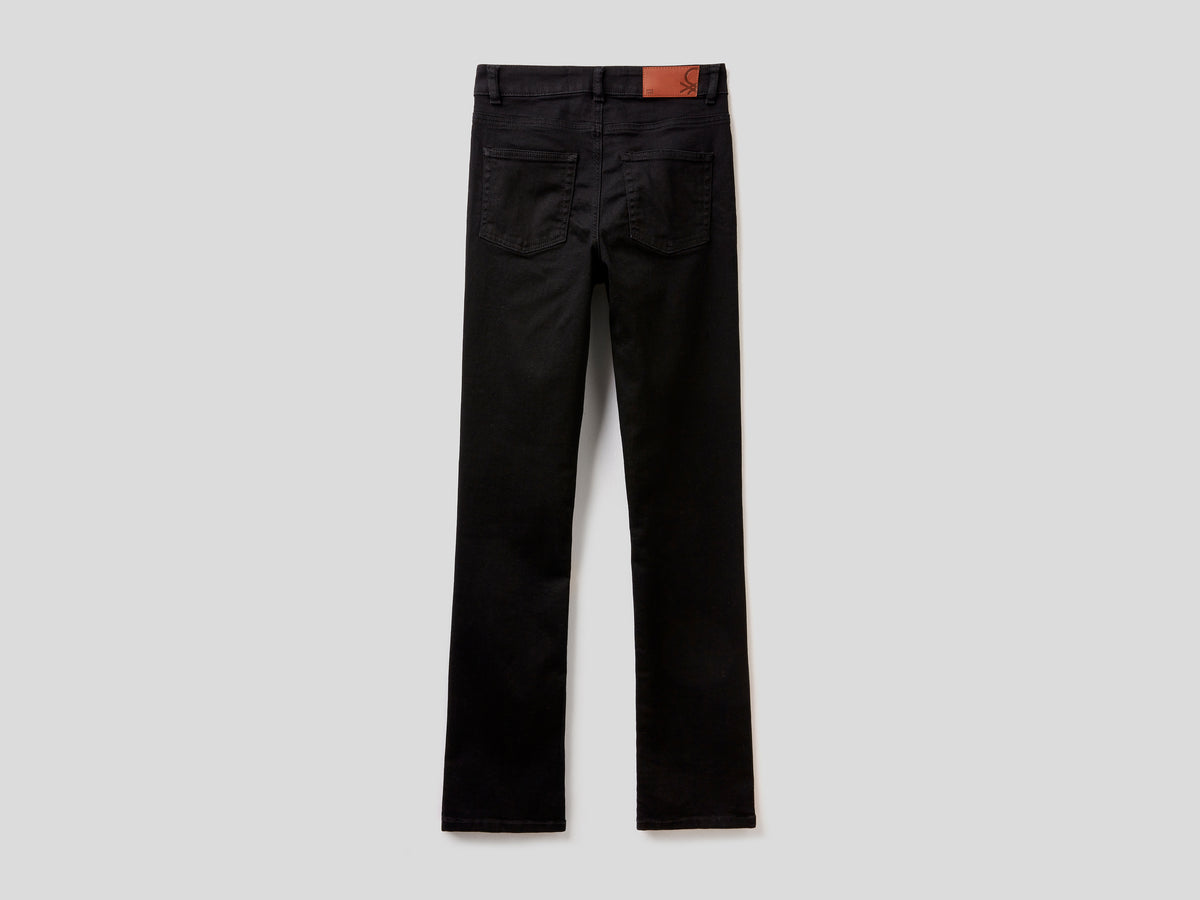 Five-pocket bootcut jeans