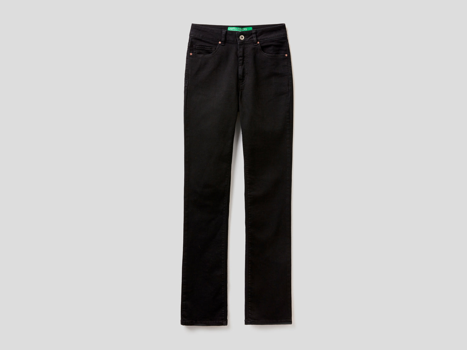Jeans bootcut cinque tasche da donna nero | Benetton Outlet