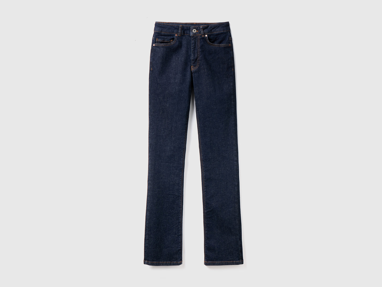Jeans bootcut cinque tasche da donna blu scuro | Benetton Outlet