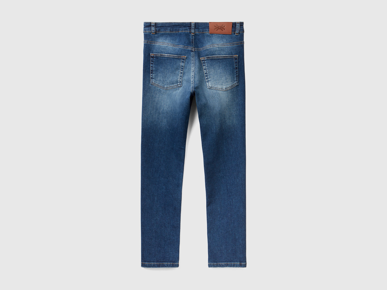 Vaqueros slim fit de algodón elástico da donna blu 2 | Benetton Outlet