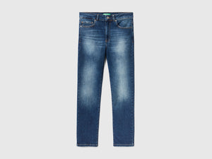 Vaqueros slim fit de algodón elástico