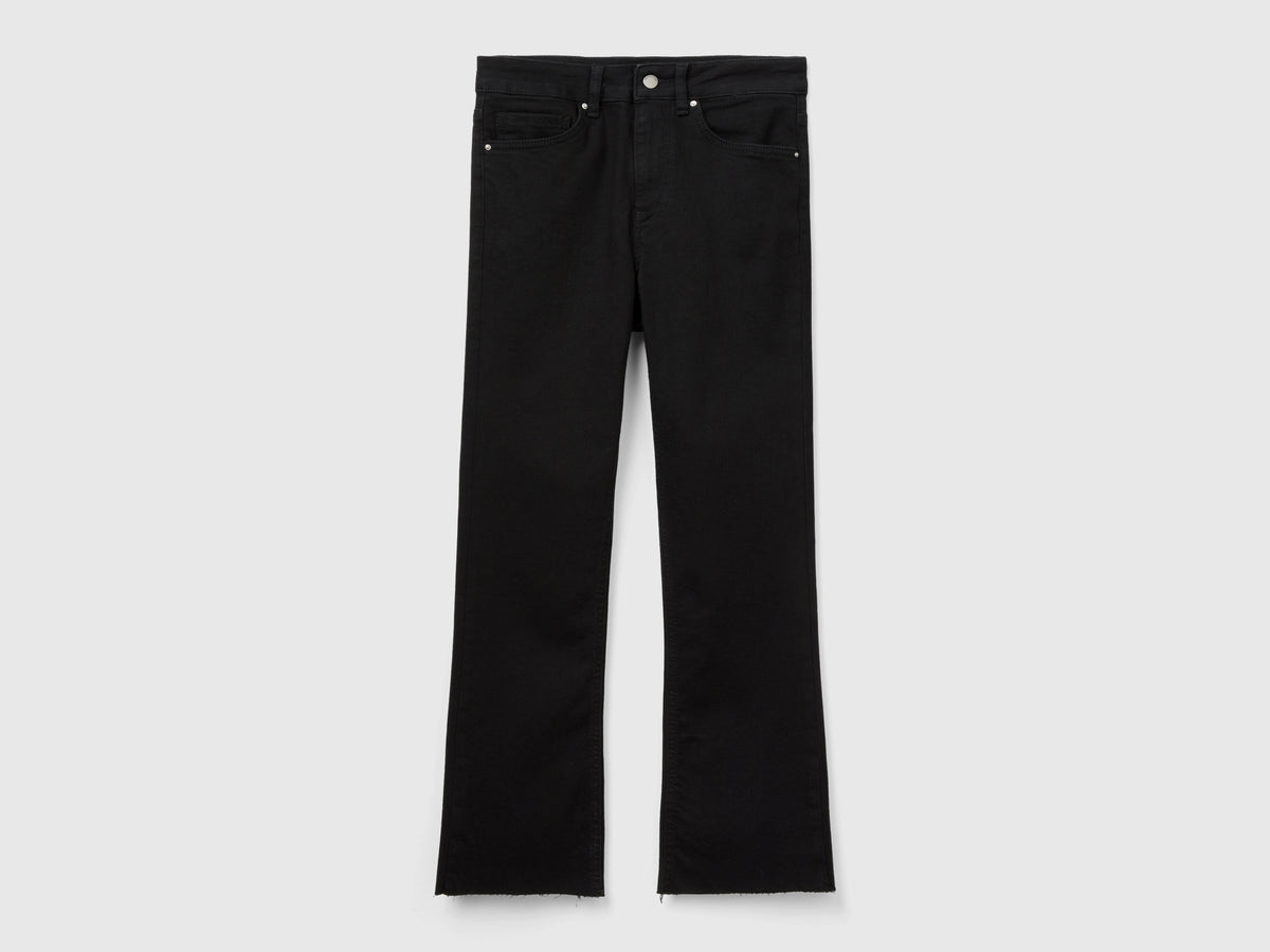Jeans cinque tasche cropped