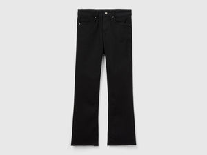 Jeans cinque tasche cropped