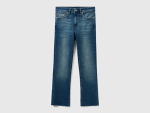 Jeans cinque tasche cropped