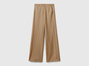 Pantaloni fluidi con gamba dritta