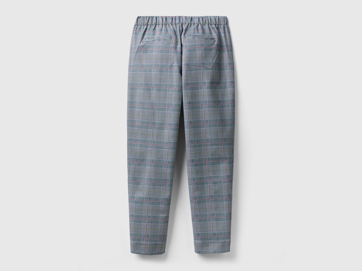 Pantalón estampado con cintura elástica