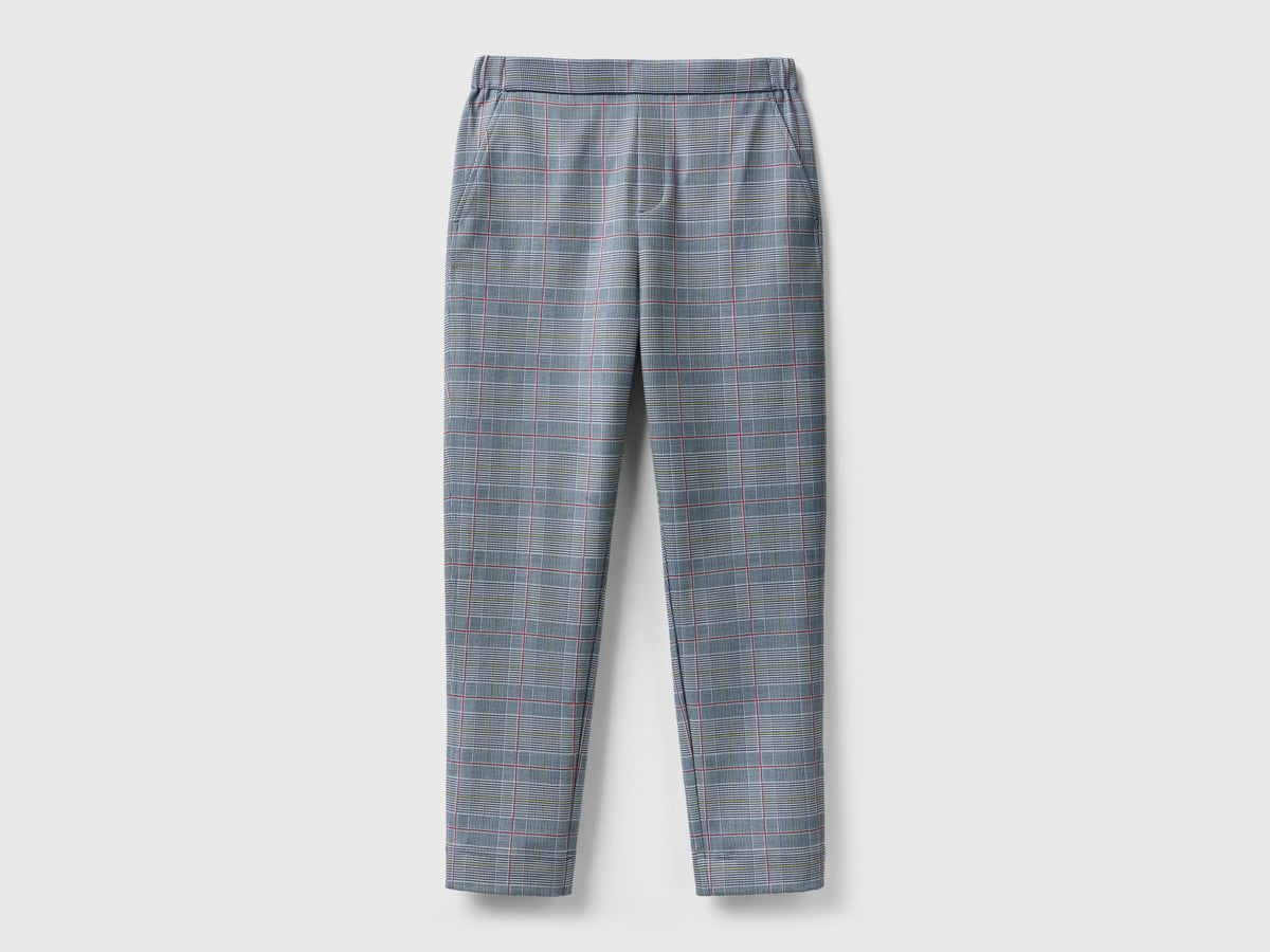 Pantalón estampado con cintura elástica