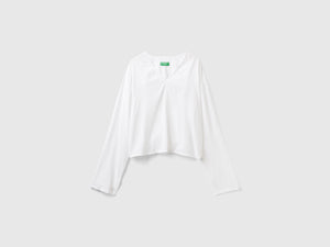 Blusa con scollo a V