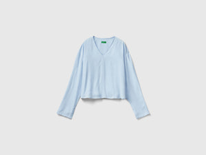 Blusa con scollo a V