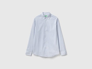 Camicia slim fit in misto cotone stretch