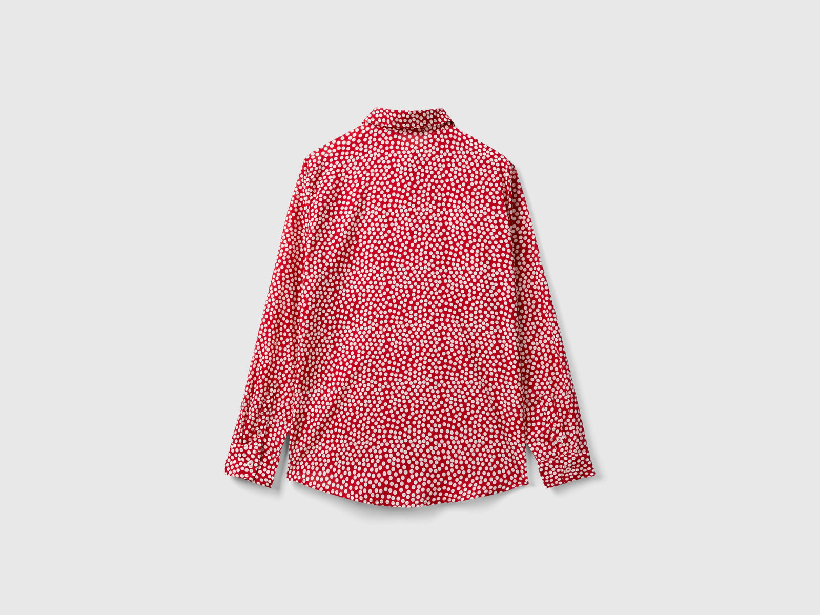 Camicia a pois da donna rosso 2 | Benetton Outlet