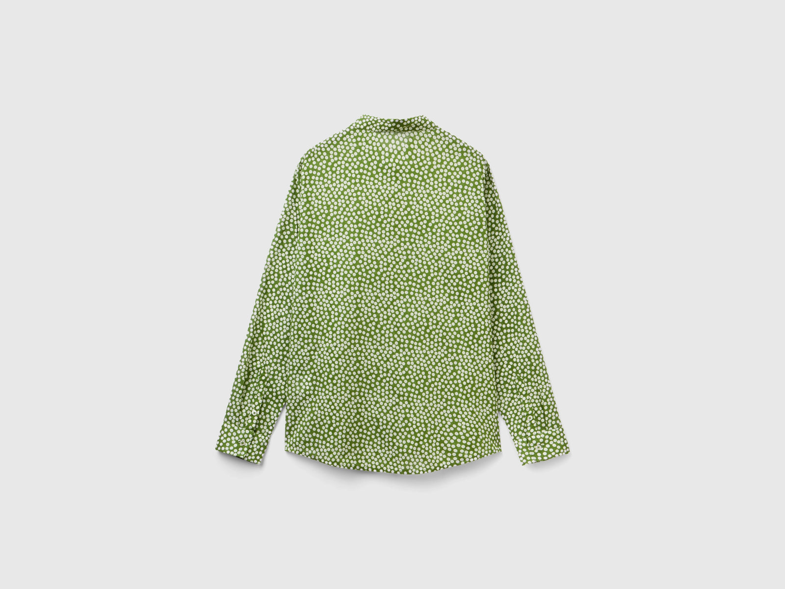 Camicia a pois da donna verde 2 | Benetton Outlet