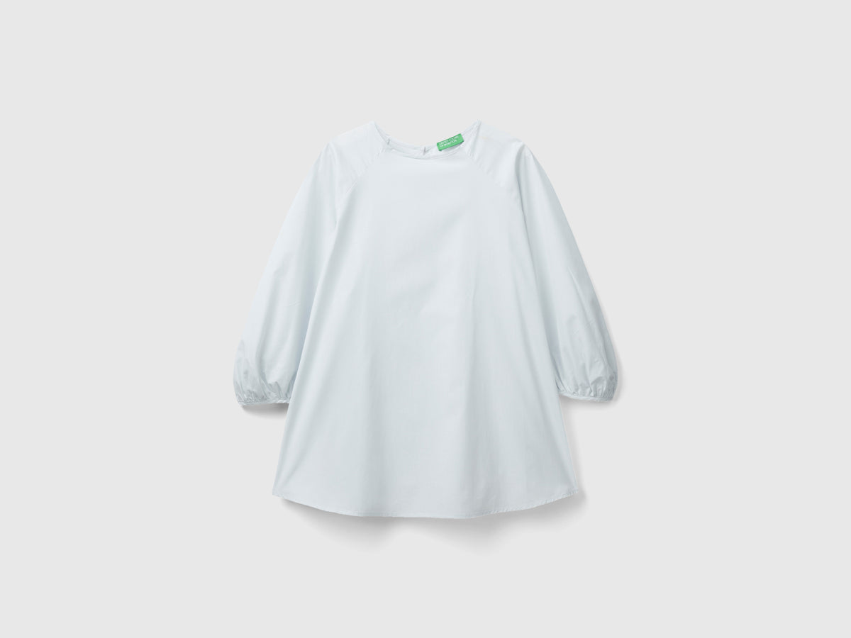 Blusa girocollo con manica 3/4