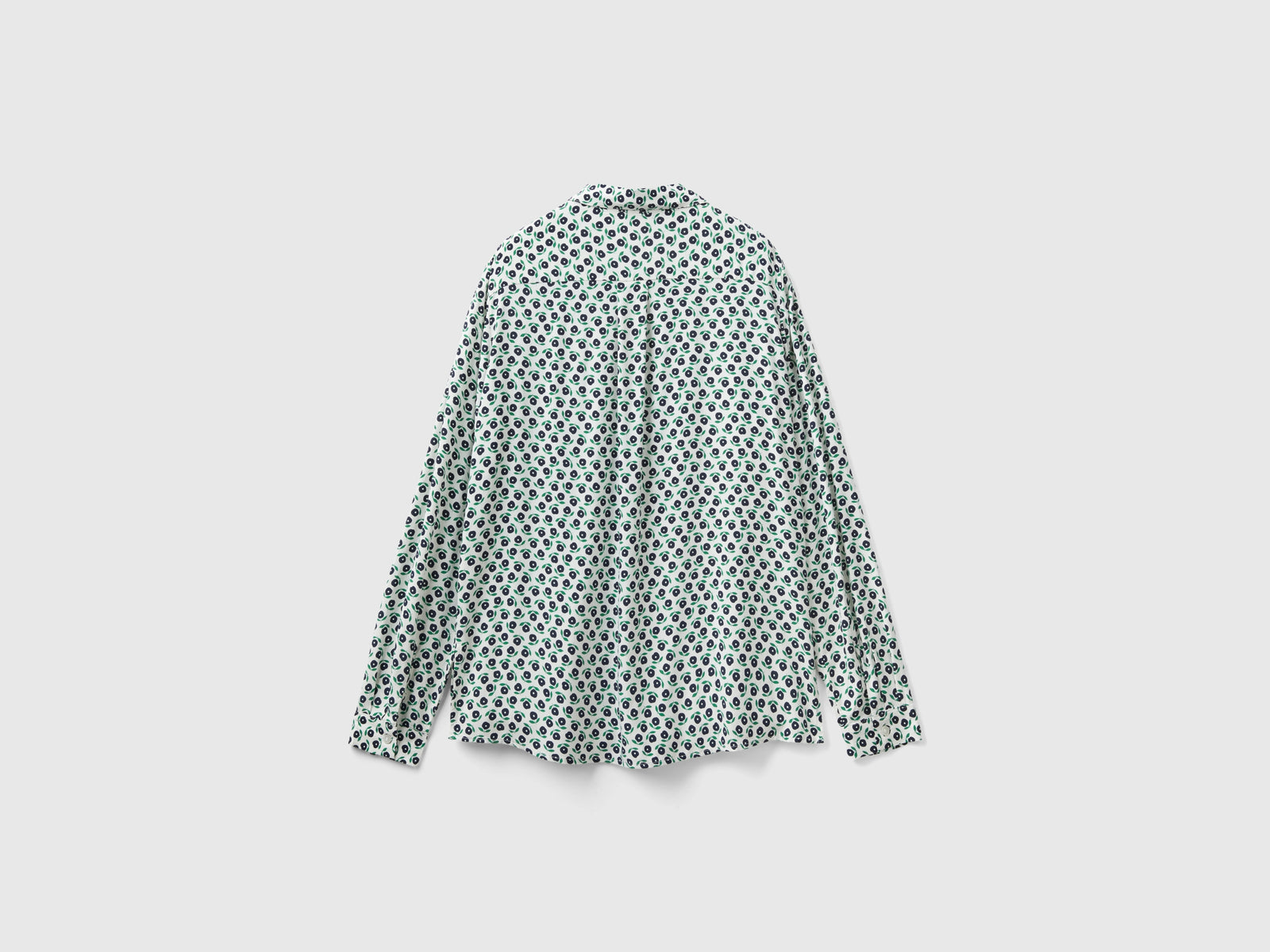 Camicia fantasia in viscosa da donna multi-color 2 | Benetton Outlet