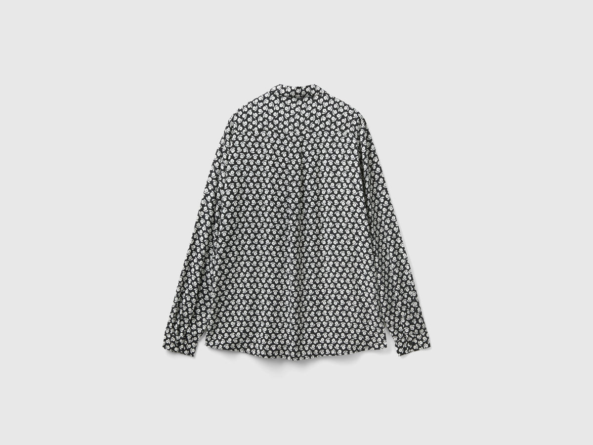 Camicia fantasia in viscosa