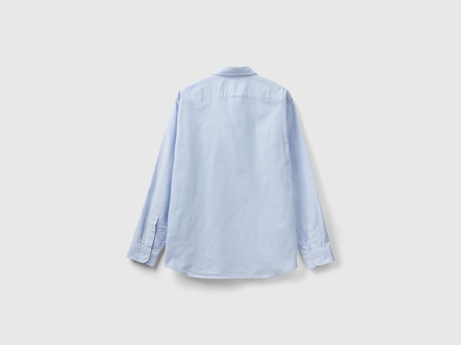 Camicia slim fit button down da uomo bianco 2 | Benetton Outlet