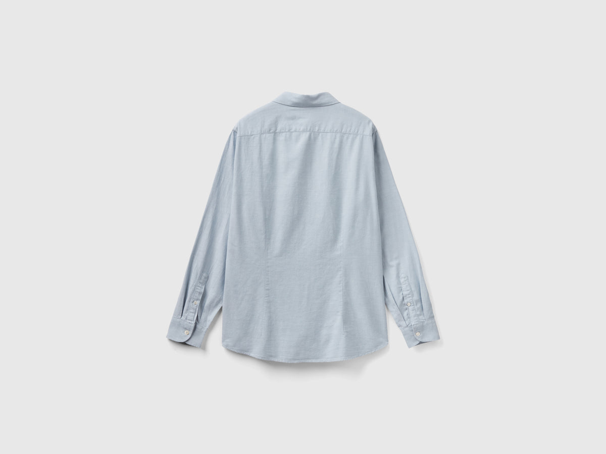 Camicia slim fit in flanella