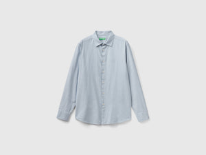 Camicia slim fit in flanella
