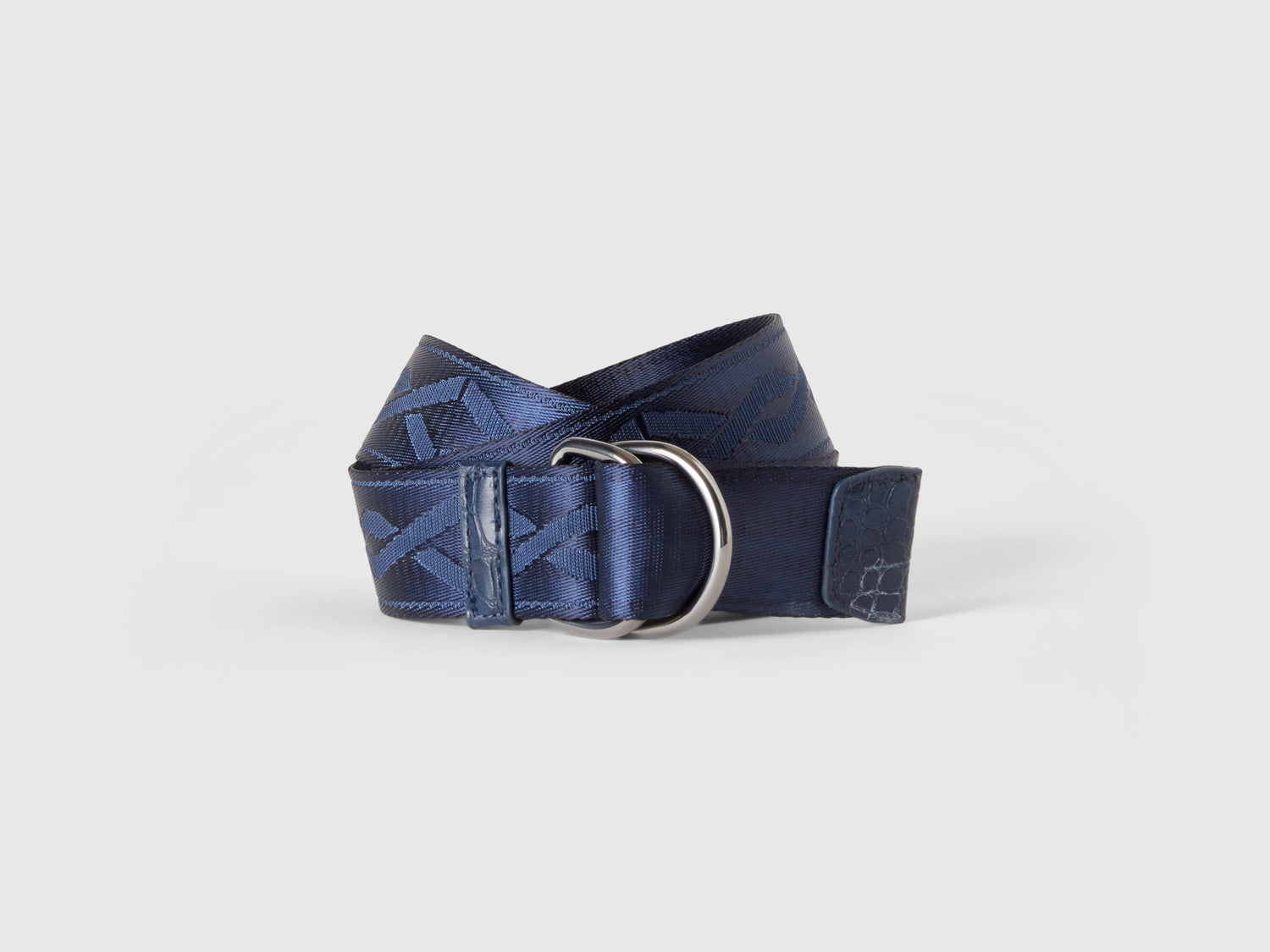 Cintura con doppio anello da donna blu scuro | Benetton Outlet