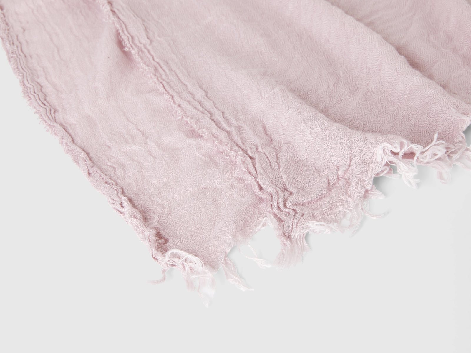 Bufanda ligera de mezcla de viscosa da donna rosa 2 | Benetton Outlet