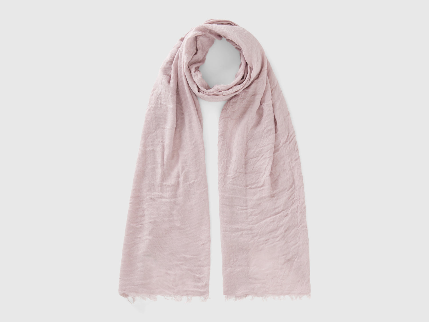 Sciarpa leggera in misto viscosa da donna rosa | Benetton Outlet