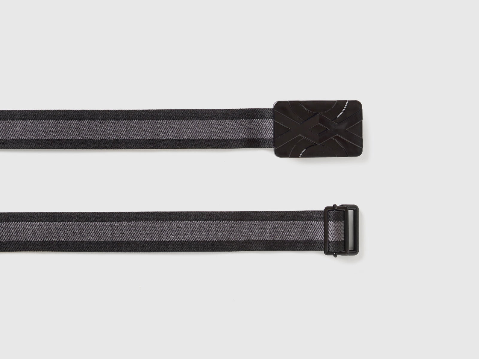 Cinturón elástico con hebilla da donna nero 2 | Benetton Outlet