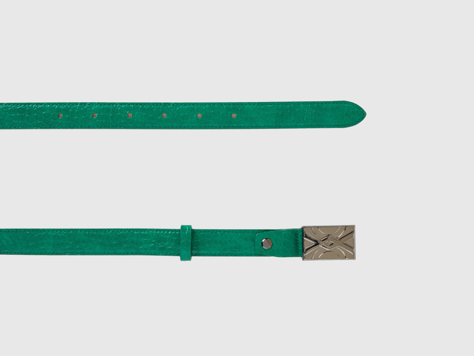 Cintura sottile con stampa cocco da donna verde 2 | Benetton Outlet