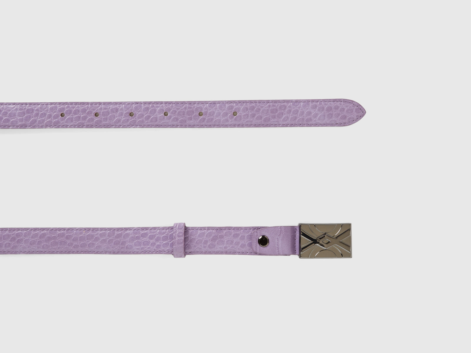 Cintura sottile con stampa cocco da donna lilla 2 | Benetton Outlet