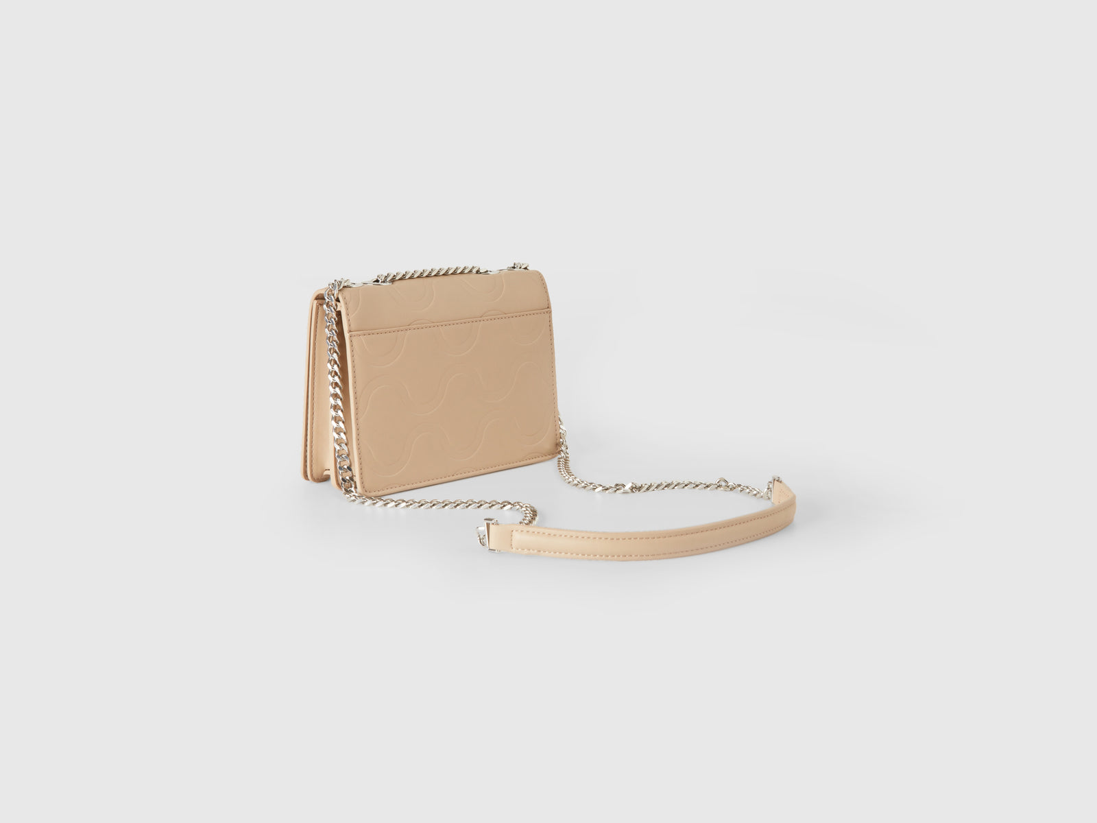 Borsa con motivo in rilievo da donna beige 2 | Benetton Outlet