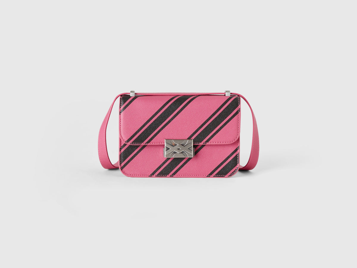 Borsa a righe regimental