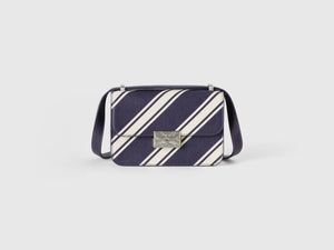Borsa a righe regimental