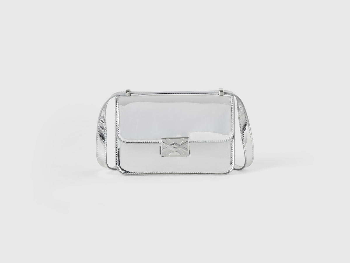 Bolso de hombro brillante