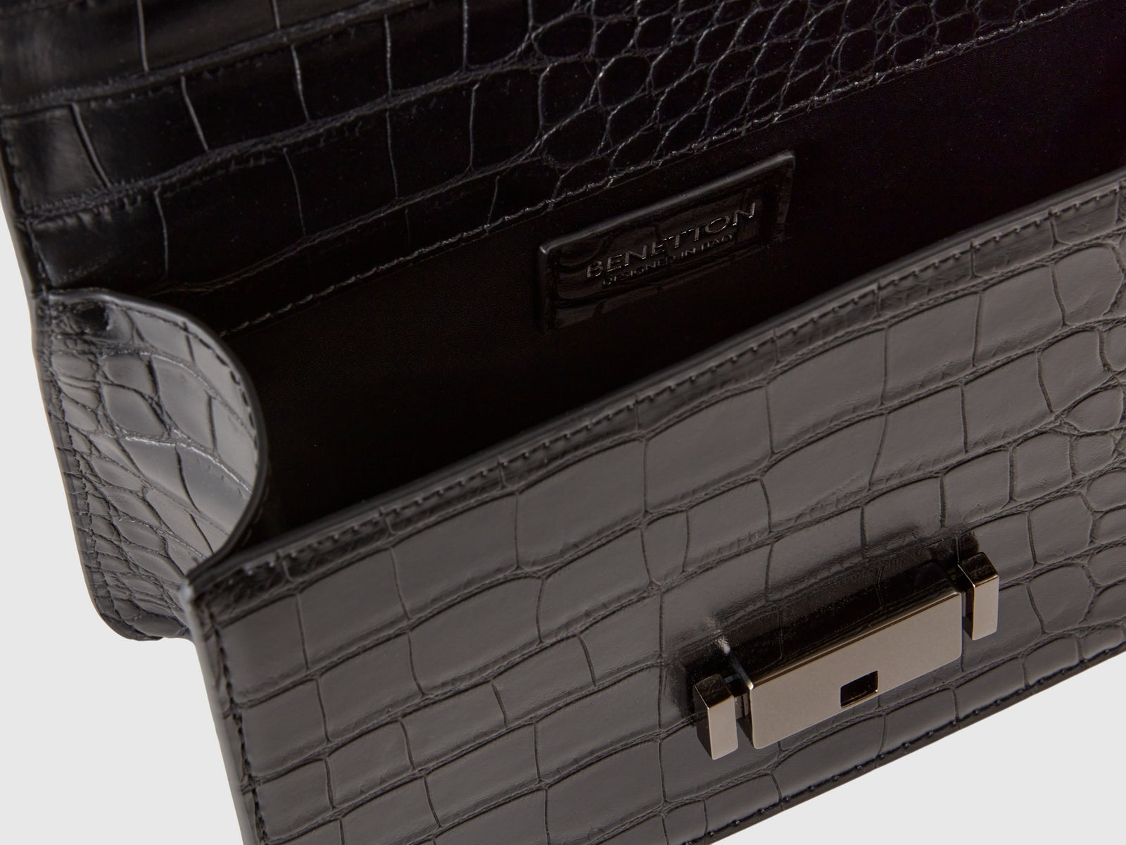 Be Bag piccola stampa cocco da donna nero 3 | Benetton Outlet