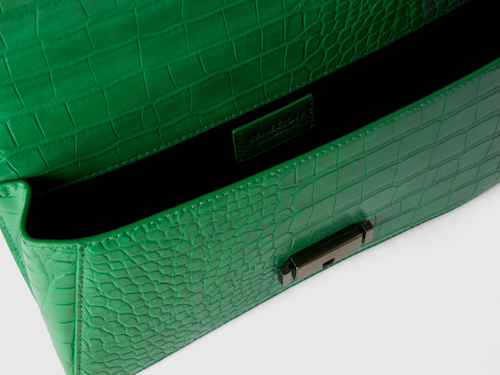 Be Bag media stampa cocco da donna verde 3 | Benetton Outlet