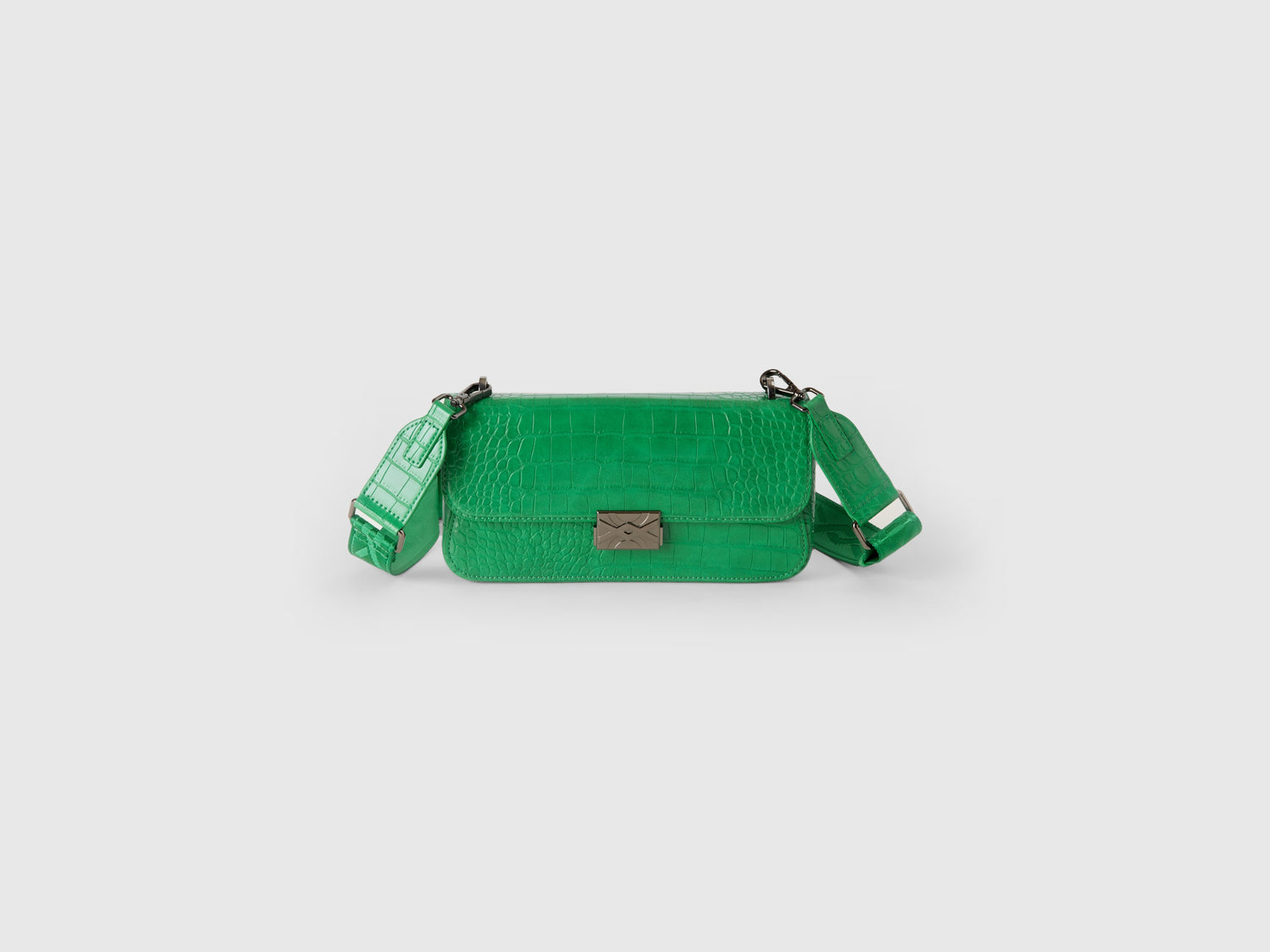 Be Bag media stampa cocco da donna verde | Benetton Outlet
