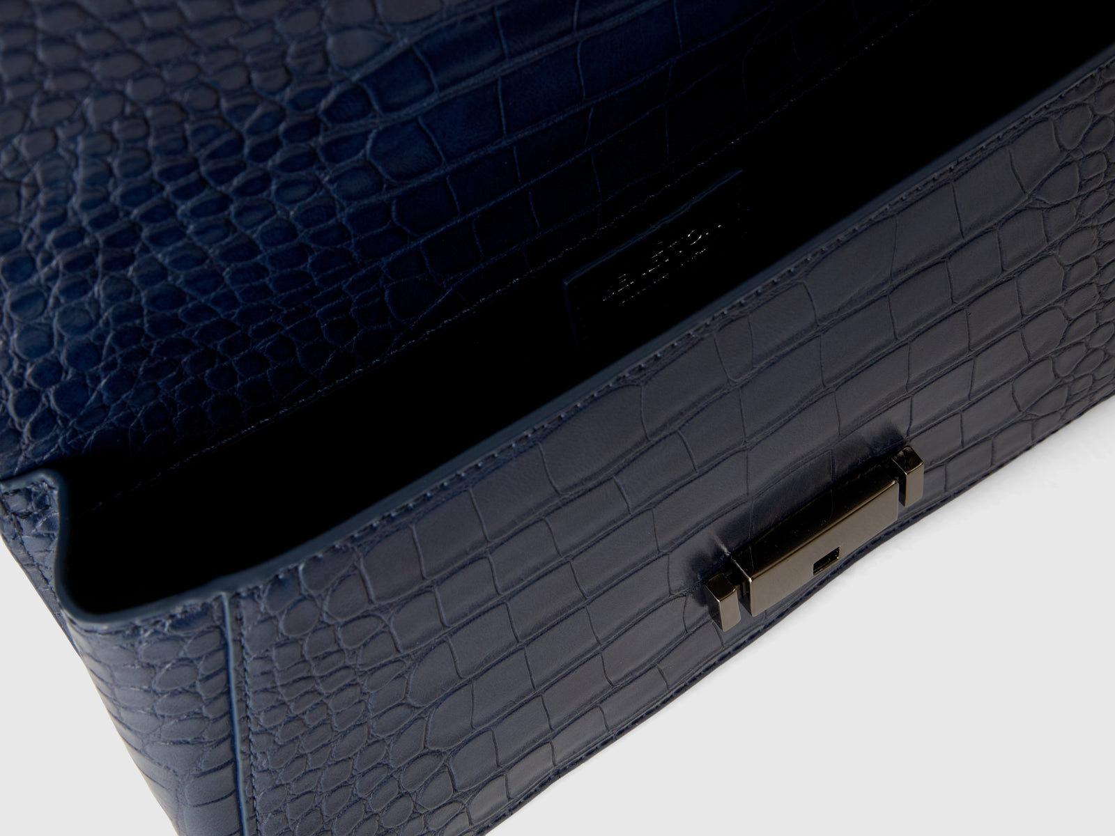Be Bag media stampa cocco da donna blu scuro 3 | Benetton Outlet
