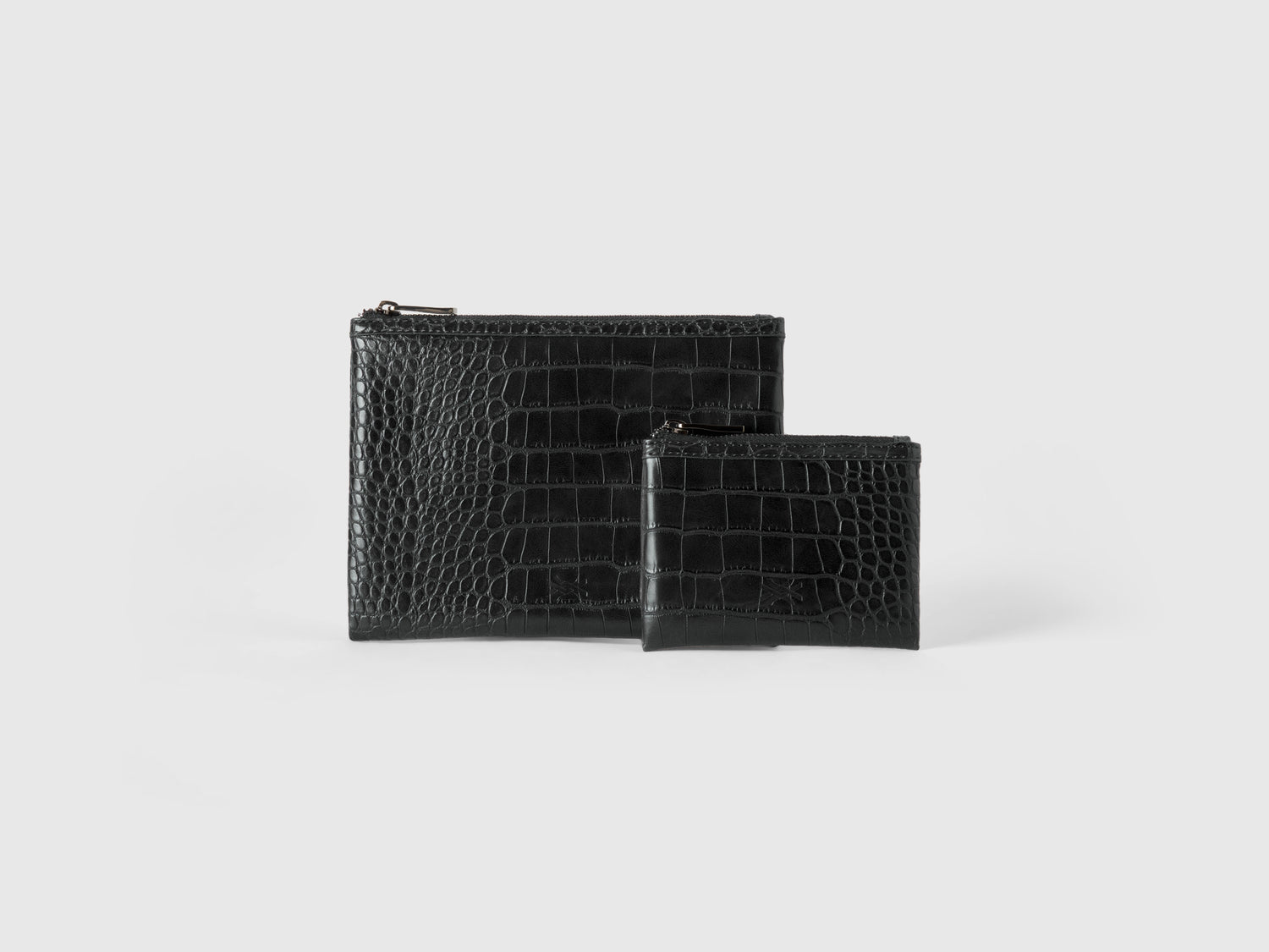 Due bustine stampa cocco da donna nero | Benetton Outlet