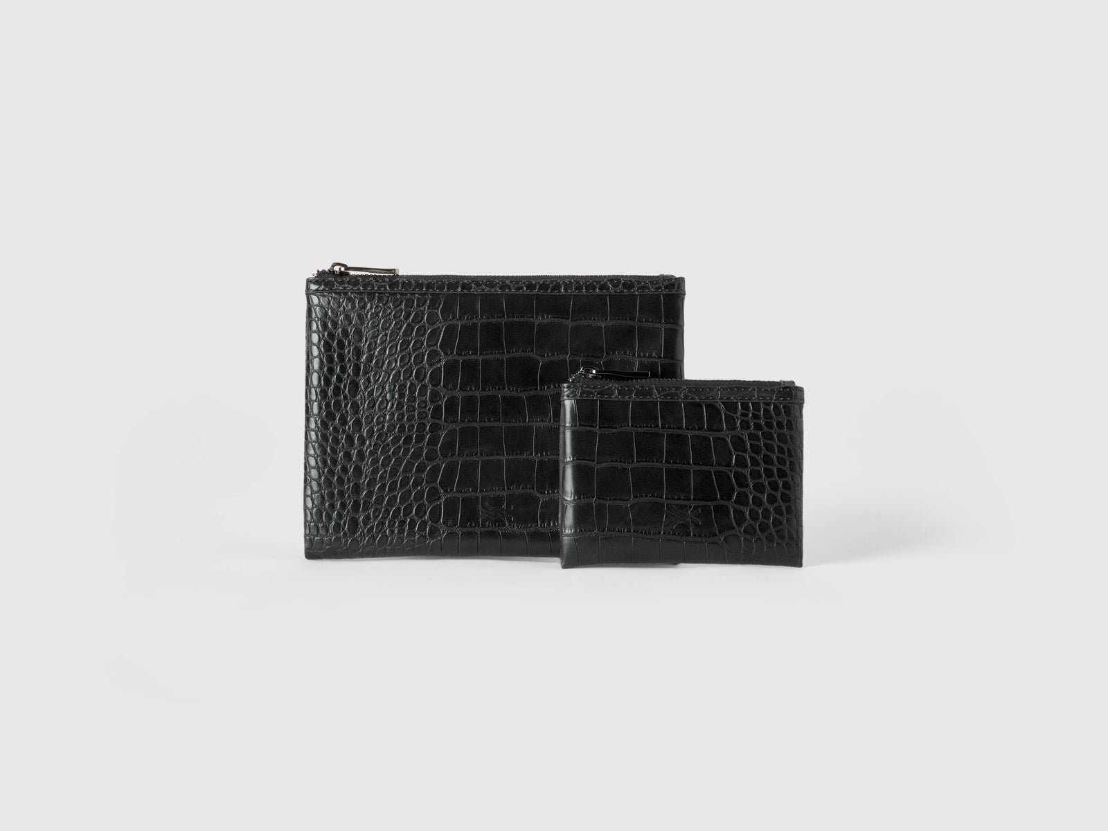Due bustine stampa cocco da donna nero | Benetton Outlet
