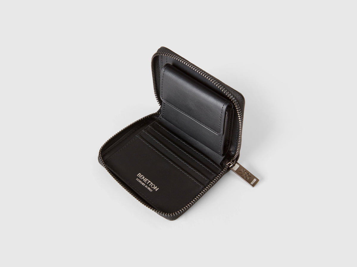 Portafoglio piccolo con zip