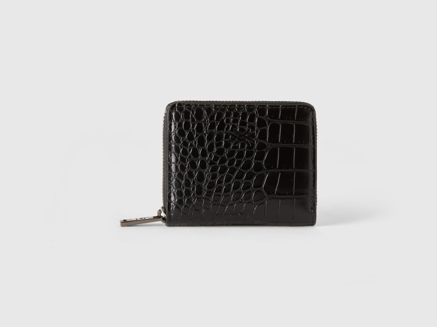 Cartera pequeña con cremallera da donna nero | Benetton Outlet