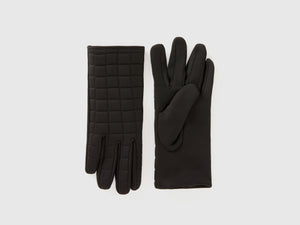 Guantes de nailon acolchados