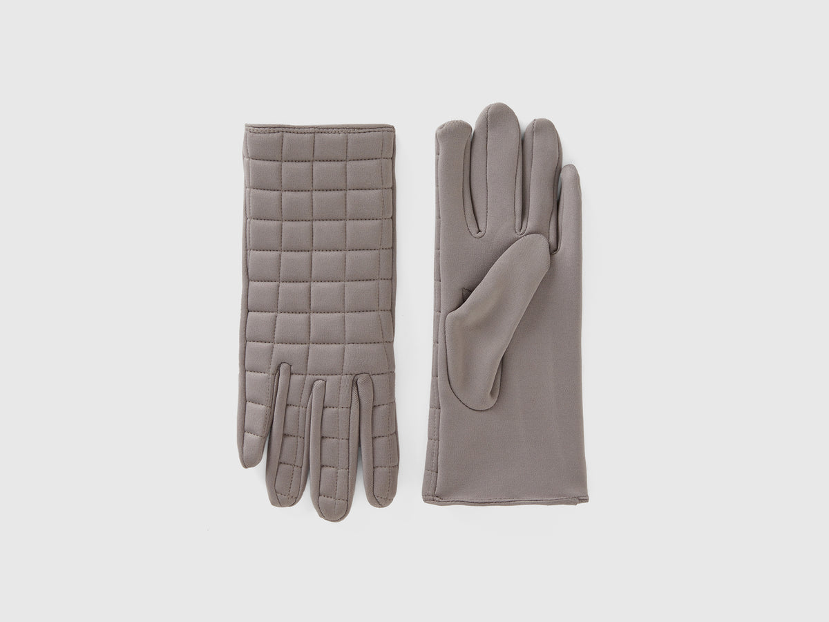 Guantes de nailon acolchados