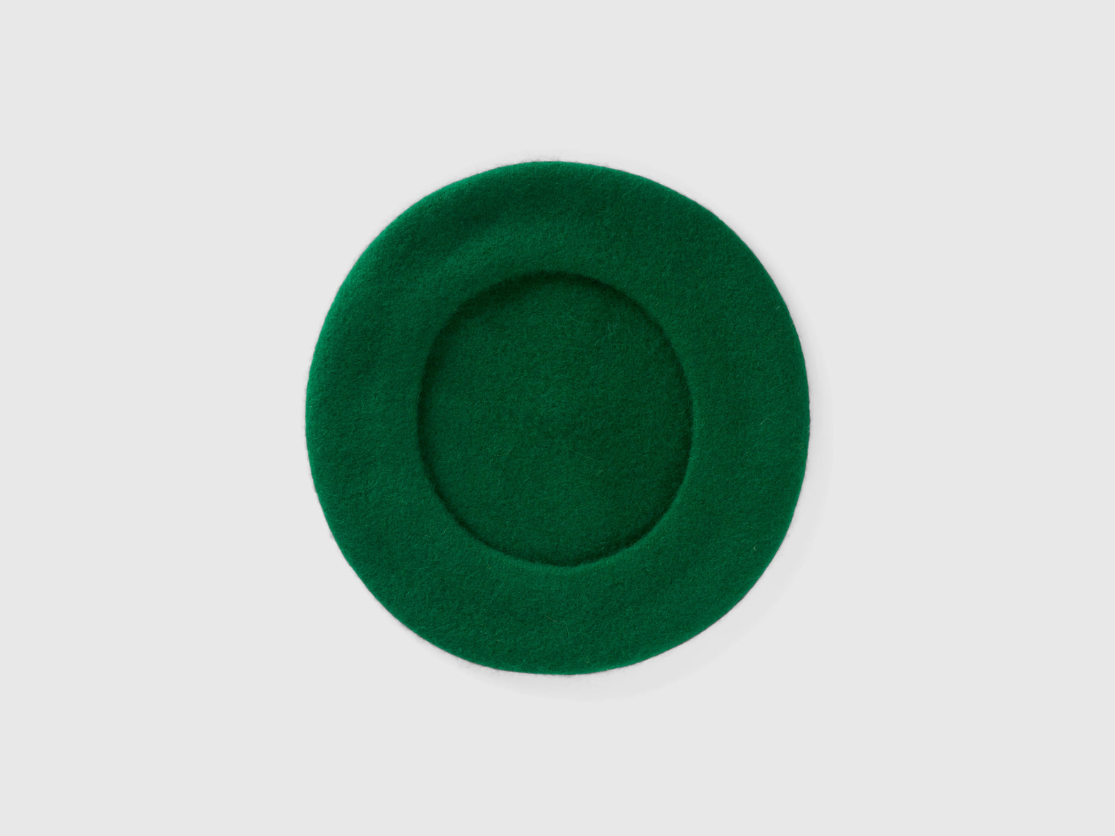Boina clásica de mezcla de lana da donna verde 2 | Benetton Outlet