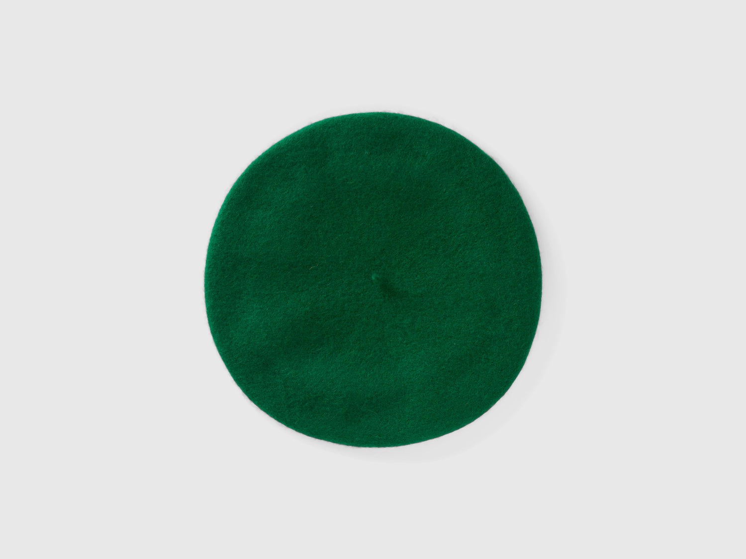 Basco classico in misto lana da donna verde | Benetton Outlet