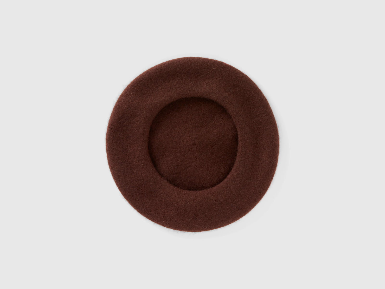 Basco classico in misto lana da donna marrone 2 | Benetton Outlet